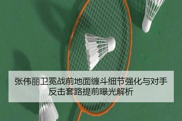 张伟丽卫冕战前地面缠斗细节强化与对手反击套路提前曝光解析